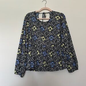 Loft Flower Pattern Blouse